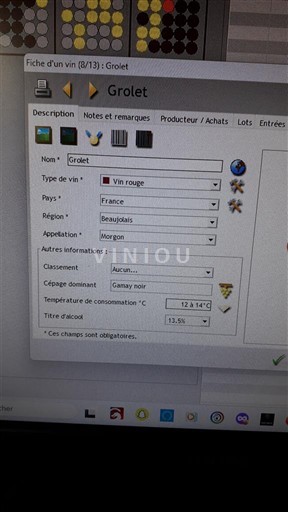 Beaujolais Morgon Grolet 2004