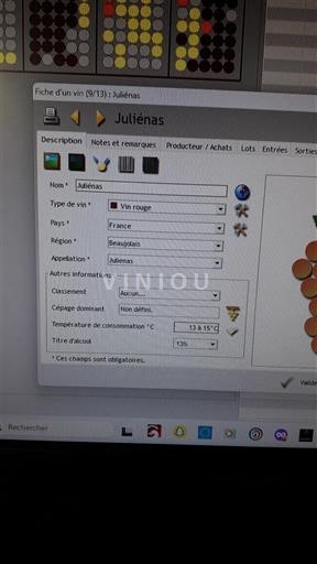 Beaujolais Juliénas Julianas 2001