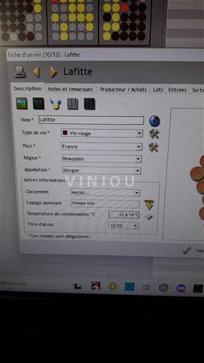 Beaujolais Morgon Lafitte 1993