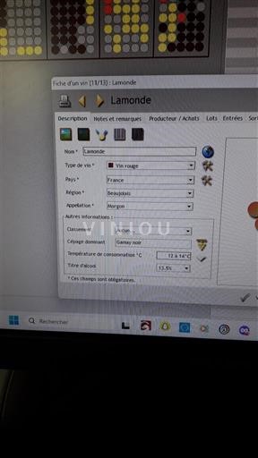 Bordeaux Lamonde 1993