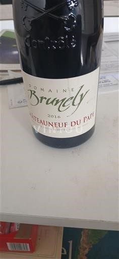 Thung lũng Rhône Châteauneuf-du-pape Domaine Brunely 2016