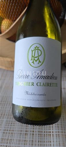 Provence, Lage Rhône-vallei, Corsica Middellandse Zee Pierre Amadieu Viognier Clairette Niet-geïntegreerd