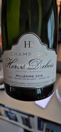 Champagne Champagner Grand Cru Hervé Dubois Millésime 2019
