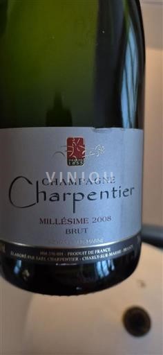 Champagne Sâm-panh Champagne Charpentier Millésime 2008