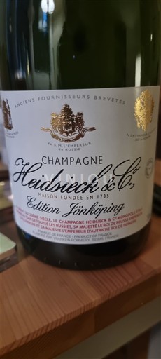 Shampanjë Heidsieck & Co Edition Jönköping Jo Viti