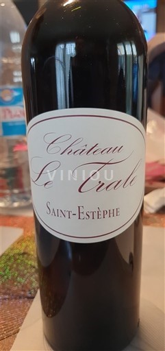 Bordeaux Saint-Estèphe Château Le Trale 2018
