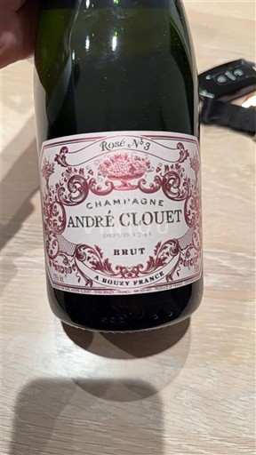 Šampanja Šampanjec André Clouet Rosé No. 3 Neleten.