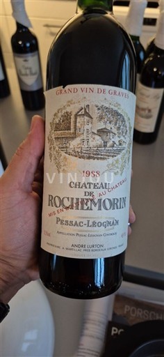 Bordeaux Pessac-Léognan Château Rochemorin 1988