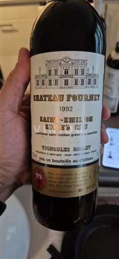 Bordéus Saint-Émilion Grand Cru Grand Cru Château Fourney 1992