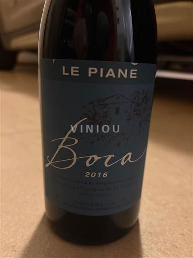 Piedmont Wines Boca Le Piane 2016