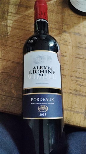 Bordeaux Alexis Lichine 2015