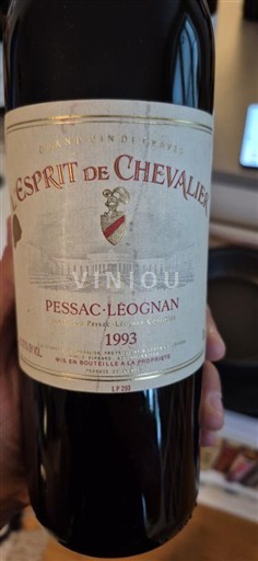 Bordeaux Pessac-Léognan Domaine Chevalier L'Esprit de Chevalier 1993