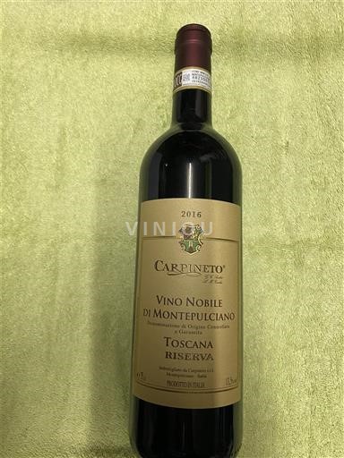 Tuscany Vino Nobile di Montepulciano Carpineto Riserva 2016