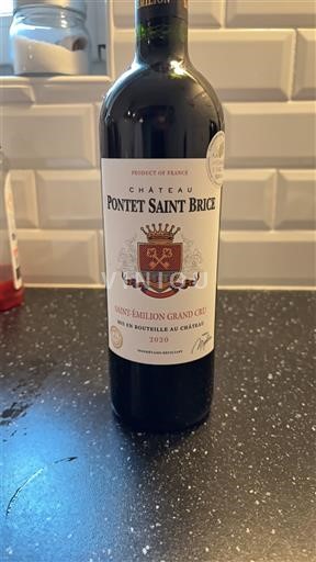 Bordeaux Saint-Émilion Grand Cru Grand Cru Château Pontet Saint Brice 2020