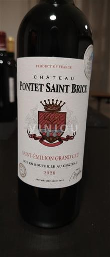 Bordo Сент-Емилион Гранд Кру Grand Cru Château Pontet Saint Brice 2020