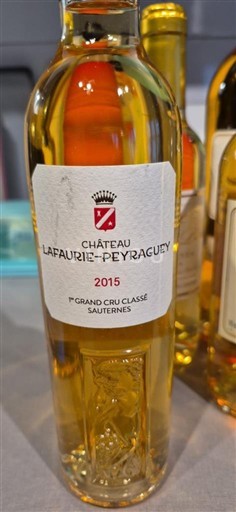 Bordeaux Sauternes 1er Grand Cru Classé Château Lafaurie-Peyraguey 2015