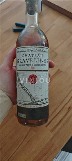 Bordeaux Premières-côtes-de-bordeaux Château Gravelines 1984