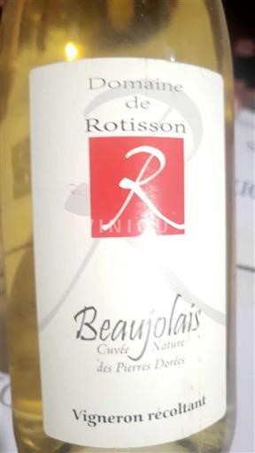 Beaujolais Domaine Rotisson Nature des Pierres Dorées Ikke årgangsbestemt