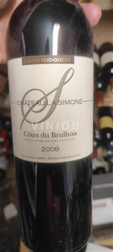 Zuidwest-Frankrijk Niet gespecificeerd Château La Simone 2008