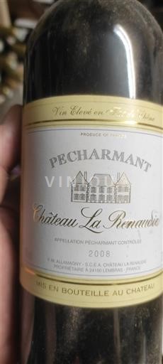 Sud-Ovest Pécharmant Château La Renaudie 2008