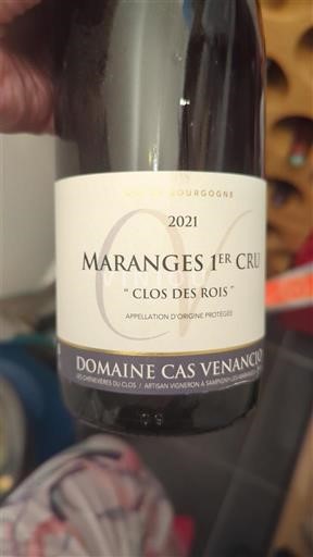Burgundi Maranges Premier Cru Domaine Cas Venancio Clos des Rois 2021