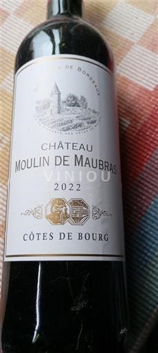 Burdeos Côtes-de-bourg Château Moulin de Maubras 2022