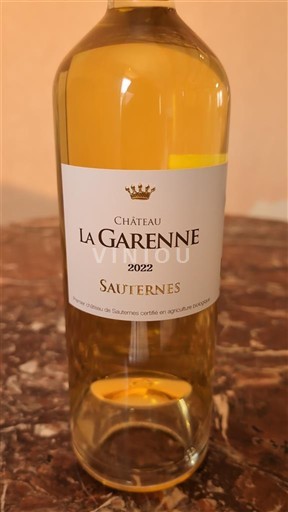 Bordeaux Sauternes Château La Garenne 2022