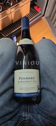 Burgundi Pommard Premier Cru Domaine Fernand et Laurent Pillot Les Rugiens 1er Cru 2020