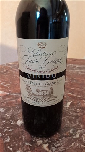 Bordeaux Saint-Émilion Grand Cru Grand Cru Château Pavie Decesse 1998