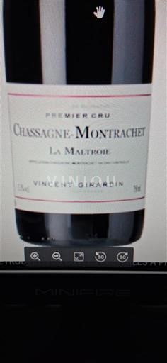 Bourgogne Chassagne-montrachet Premier Cru Vincent Girardin La Maltroie 2021
