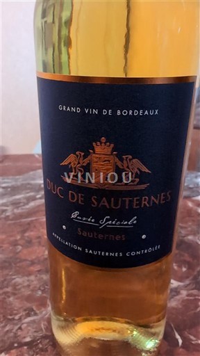 Bordeaux Sauternes Duc de Sauternes Spéciale Neročník