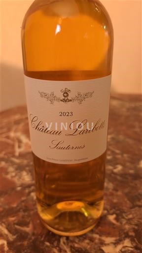 Bordeaux Sauternes Château Laribotte 2023
