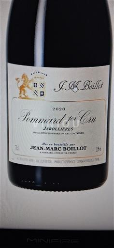 Bourgogne Pommard Premier Cru Jean-Marc Boillot Jarollières 2020