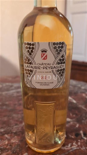 Bordeaux Sauternes Premier Cru Château Lafaurie-Peyraguey 2021