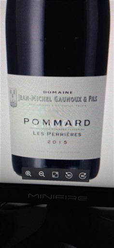 Bourgogne Pommard Domaine Jean-Michel Gaunoux & Fils Les Perrières 2015