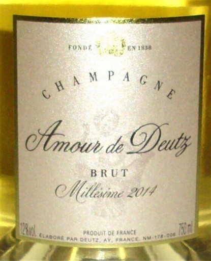 Champagne Champagner Deutz Amour de Deutz 2014