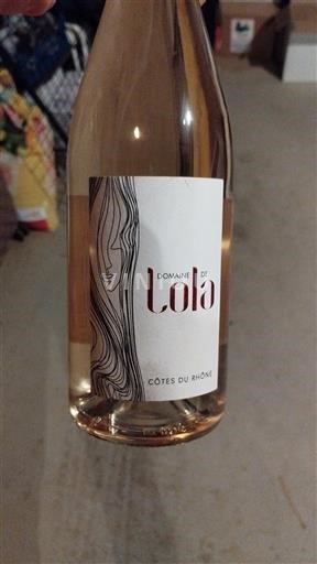 Rhônen laakso Côtes-du-rhône Domaine Lola Ei vuosikertaa
