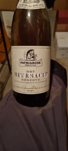 Bourgondië Meursault Patriarche Père et Fils Dry Meursault Réserve Niet-geïntegreerd