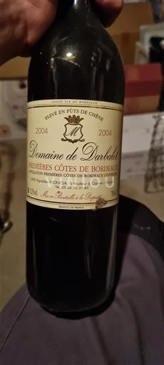 Bordeaux Premières-côtes-de-bordeaux Domaine Darbalet 2004