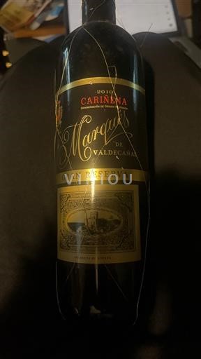 Aragon Cariñena Marqués de Valdecarana Gran Reserva 2010