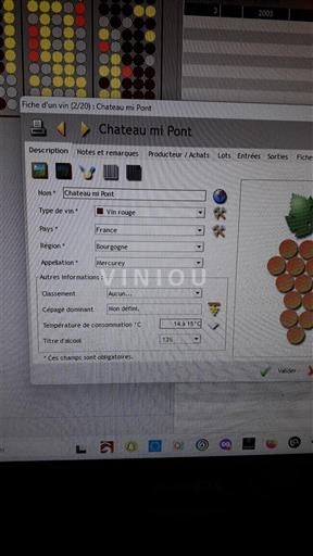 Bourgogne Mercurey Château Mi Pont 2003