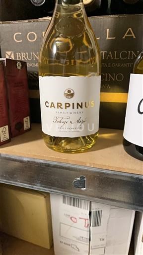 Viner Blanc sec Tokaji Carpinus 2021 Ungern Tokaj Ospecificerad