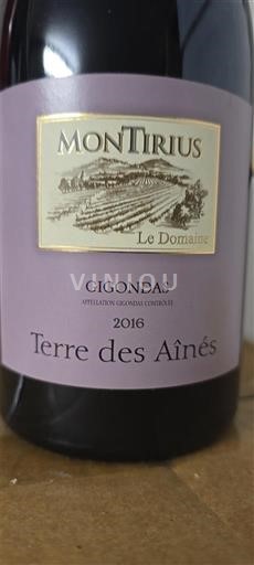 Vallée du Rhône Gigondas Montirius Terre des Aînés 2016