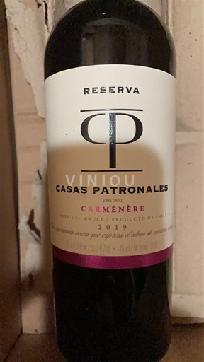 Thung lũng Maule Không được chỉ định Casas Patronales Reserva 2019