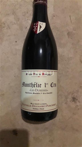 Bourgogne Monthélie Premier Cru Domaine Douhairet-Porcheret Les Duresses 2021