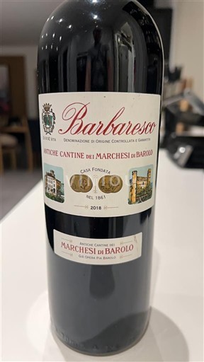 Piemonte Barbaresco Antiche Cantine dei Marchesi di Barolo 2018