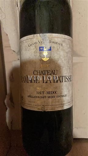 Bordeaux Haut-Médoc Château Ramage La Batisse 1997