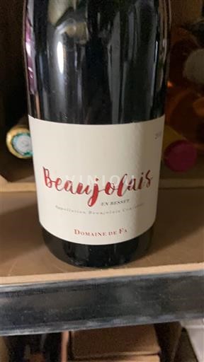 Beaujolais Domaine Fa En Besset Non-Vintage