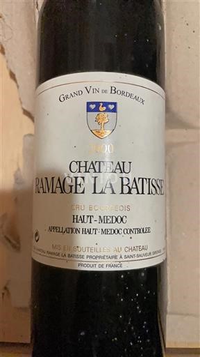 Bordeaux Haut-Médoc Château Ramage La Batisse 2000