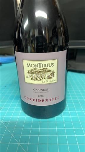 Rhônetal Gigondas Montirius Confidentiel 2016